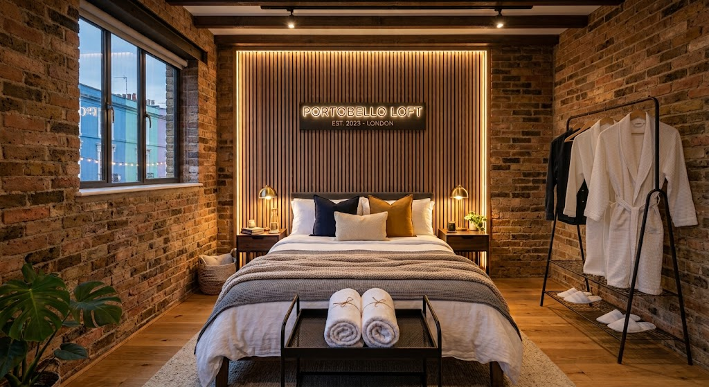 Portobello Loft bedroom