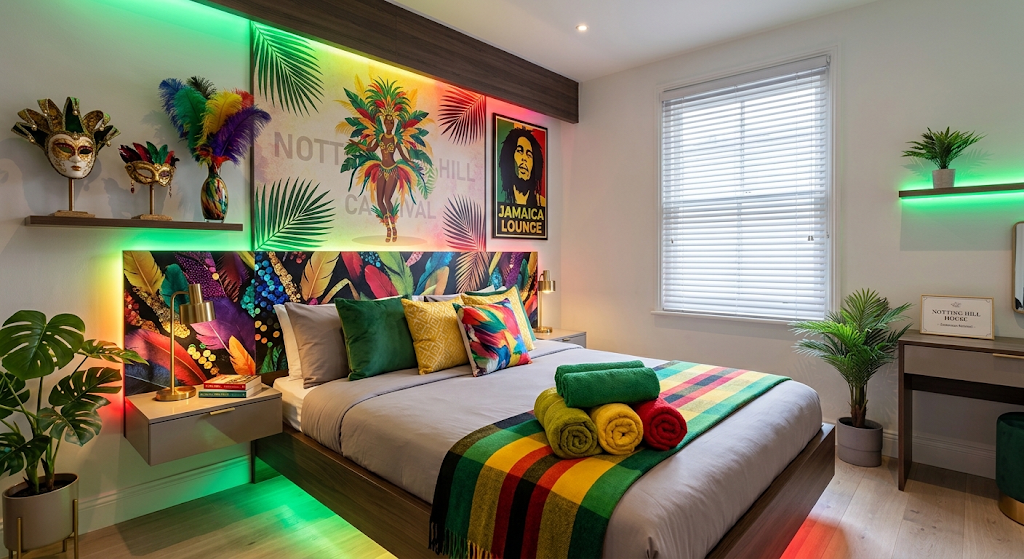 Notting Hill House bedroom