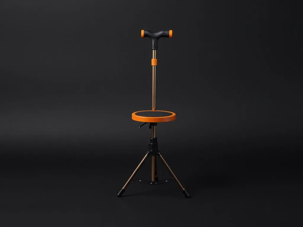 Foldable Walking Stick Seat